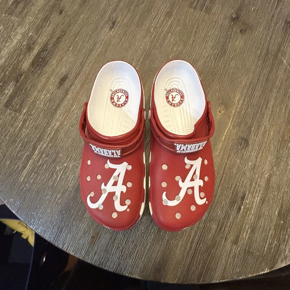 Alabama Crimson Tide Classic Crocs University of Alabama Men 10 Women's 12